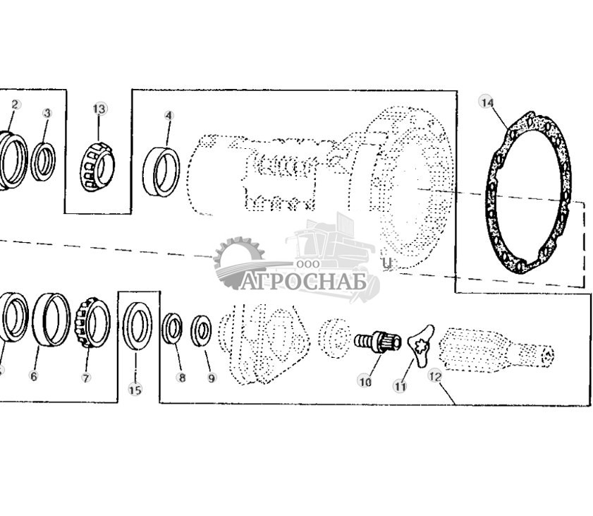 Front Axle Bearing And Seal Kit 